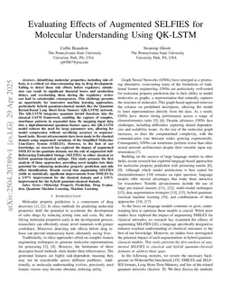 Evaluating Effects of Augmented SELFIES for Molecular Understanding Using QK-LSTM