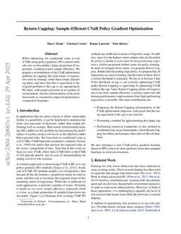 Return Capping: Sample-Efficient CVaR Policy Gradient Optimisation