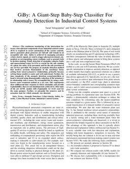 A Giant-Step Baby-Step Classifier For Scalable and Real-Time Anomaly Detection In Industrial Control Systems and Water Treatment Systems