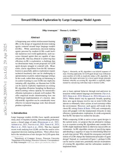 Toward Efficient Exploration by Large Language Model Agents