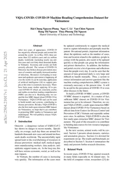 ViQA-COVID: COVID-19 Machine Reading Comprehension Dataset for Vietnamese