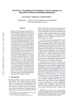 HYPEROFA: Expanding LLM Vocabulary to New Languages via Hypernetwork-Based Embedding Initialization