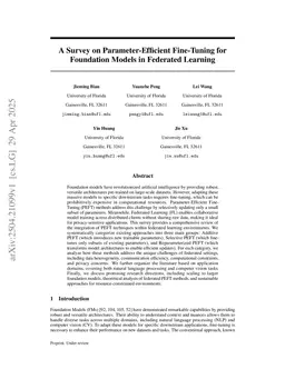 A Survey on Parameter-Efficient Fine-Tuning for Foundation Models in Federated Learning