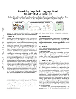 Pretraining Large Brain Language Model for Active BCI: Silent Speech