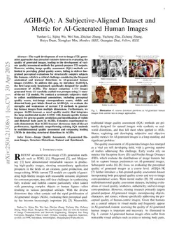AGHI-QA: A Subjective-Aligned Dataset and Metric for AI-Generated Human Images