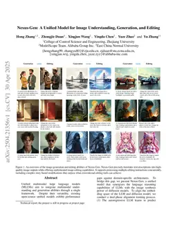 Nexus-Gen: Unified Image Understanding, Generation, and Editing via Prefilled Autoregression in Shared Embedding Space