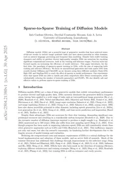 Sparse-to-Sparse Training of Diffusion Models