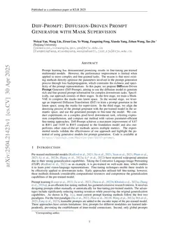 Diff-Prompt: Diffusion-Driven Prompt Generator with Mask Supervision