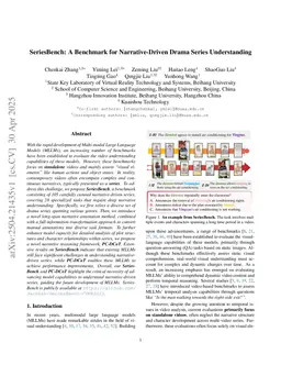 SeriesBench: A Benchmark for Narrative-Driven Drama Series Understanding