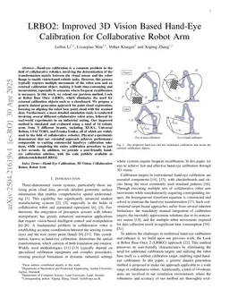 3D Hand-Eye Calibration for Collaborative Robot Arm: Look at Robot Base Once