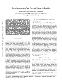On Advancements of the Forward-Forward Algorithm