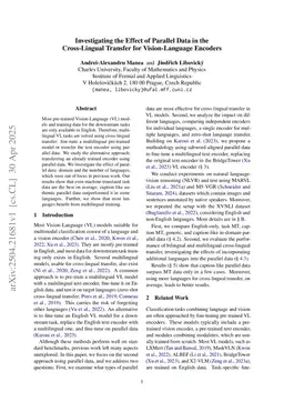 Investigating the Effect of Parallel Data in the Cross-Lingual Transfer for Vision-Language Encoders