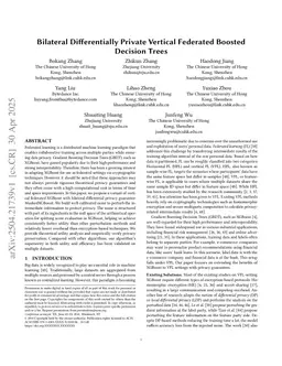 Bilateral Differentially Private Vertical Federated Boosted Decision Trees