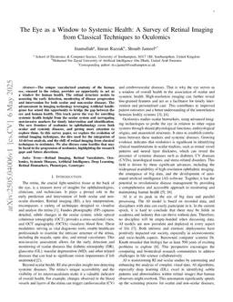 The Eye as a Window to Systemic Health: A Survey of Retinal Imaging from Classical Techniques to Oculomics