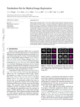 Tetrahedron-Net for Medical Image Registration