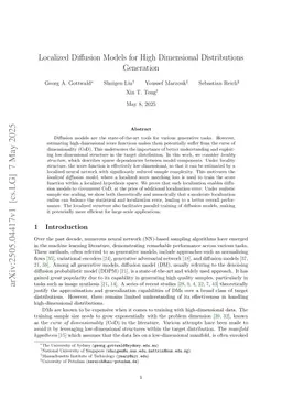 Localized Diffusion Models