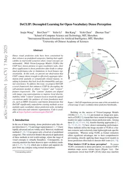 DeCLIP: Decoupled Learning for Open-Vocabulary Dense Perception