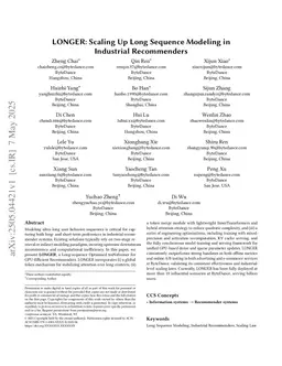 LONGER: Scaling Up Long Sequence Modeling in Industrial Recommenders