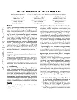 User and Recommender Behavior Over Time: Contextualizing Activity, Effectiveness, Diversity, and Fairness in Book Recommendation