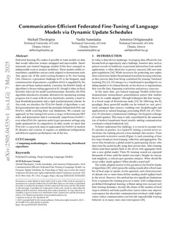 FDA-Opt: Communication-Efficient Federated Fine-Tuning of Language Models
