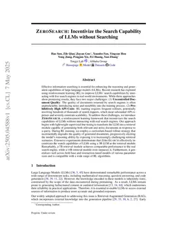 ZeroSearch: Incentivize the Search Capability of LLMs without Searching