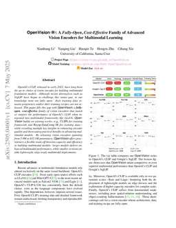 OpenVision: A Fully-Open, Cost-Effective Family of Advanced Vision Encoders for Multimodal Learning