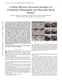 Crafting Physical Adversarial Examples by Combining Differentiable and Physically Based Renders