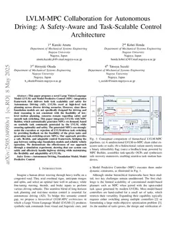 LVLM-MPC Collaboration for Autonomous Driving: A Safety-Aware and Task-Scalable Control Architecture