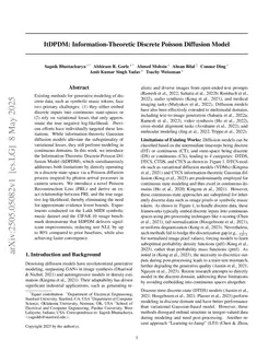 ItDPDM: Information-Theoretic Discrete Poisson Diffusion Model