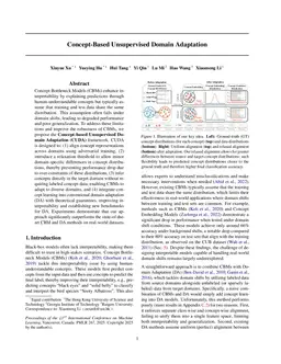 Concept-Based Unsupervised Domain Adaptation