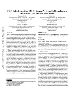 QUIC-Exfil: Exploiting QUIC's Server Preferred Address Feature to Perform Data Exfiltration Attacks