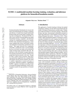PyTDC: A multimodal machine learning training, evaluation, and inference platform for biomedical foundation models
