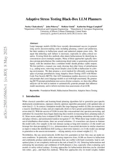 Characterizing the Robustness of Black-Box LLM Planners Under Perturbed Observations with Adaptive Stress Testing