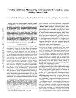 Versatile Distributed Maneuvering with Generalized Formations using Guiding Vector Fields