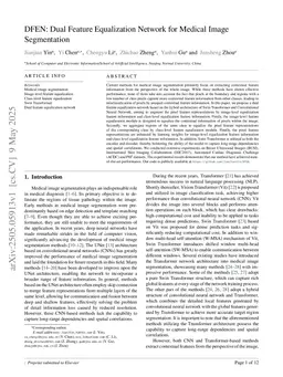 DFEN: Dual Feature Equalization Network for Medical Image Segmentation