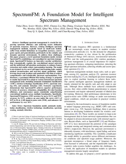 SpectrumFM: A Foundation Model for Intelligent Spectrum Management