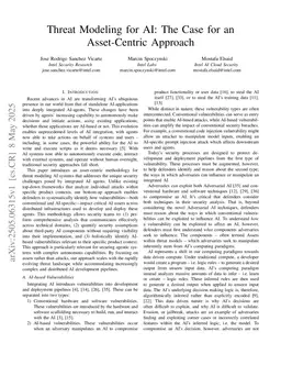 Threat Modeling for AI: The Case for an Asset-Centric Approach