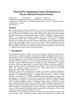 Mask-PINNs: Mitigating Internal Covariate Shift in Physics-Informed Neural Networks