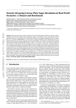 Toward Advancing License Plate Super-Resolution in Real-World Scenarios: A Dataset and Benchmark