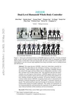 JAEGER: Dual-Level Humanoid Whole-Body Controller