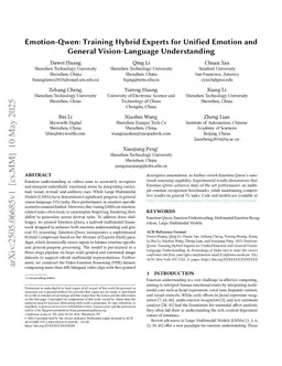 Emotion-Qwen: A Unified Framework for Emotion and Vision Understanding