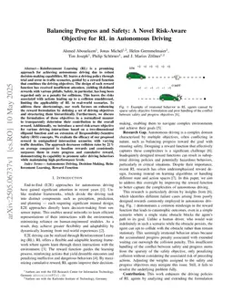 Balancing Progress and Safety: A Novel Risk-Aware Objective for RL in Autonomous Driving