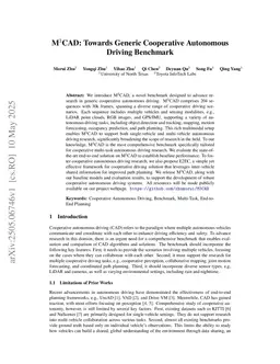 M3CAD: Towards Generic Cooperative Autonomous Driving Benchmark