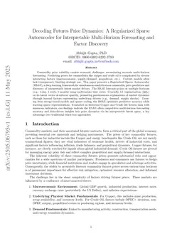Decoding Futures Price Dynamics: A Regularized Sparse Autoencoder for Interpretable Multi-Horizon Forecasting and Factor Discovery