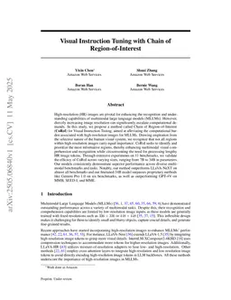Visual Instruction Tuning with Chain of Region-of-Interest