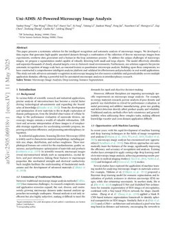 Uni-AIMS: AI-Powered Microscopy Image Analysis