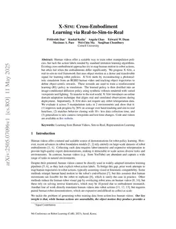 X-Sim: Cross-Embodiment Learning via Real-to-Sim-to-Real
