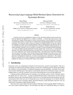 Reassessing Large Language Model Boolean Query Generation for Systematic Reviews