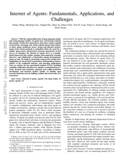 Internet of Agents: Fundamentals, Applications, and Challenges