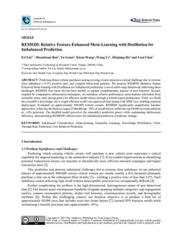 REMEDI: Relative Feature Enhanced Meta-Learning with Distillation for Imbalanced Prediction